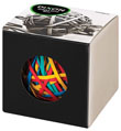 Dixon Rubber Band Ball 200gm Assorted Colors 70% Rubber Content Width 3mm, Length 87mm